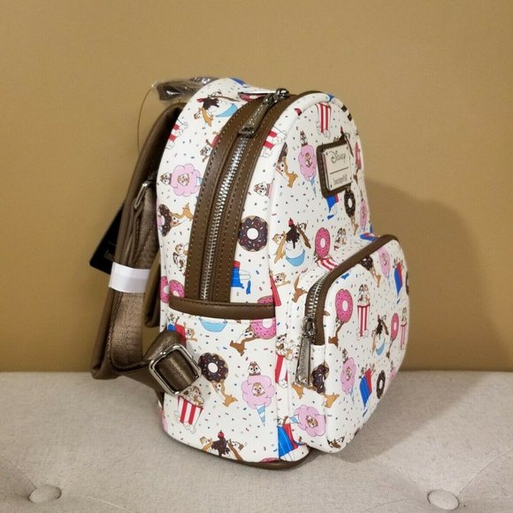 Loungefly Disney Chip And Dale Sweet Treats Desserts Mini Backpack NEW main image 7